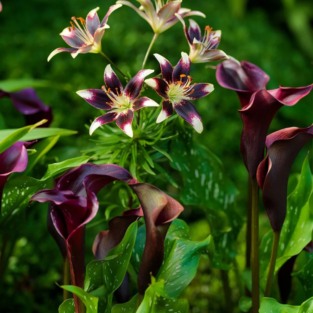 Collection Bulbes Pourpres Lys Et Arum 1 Collection Bulbes Pourpres Lys Et Arum